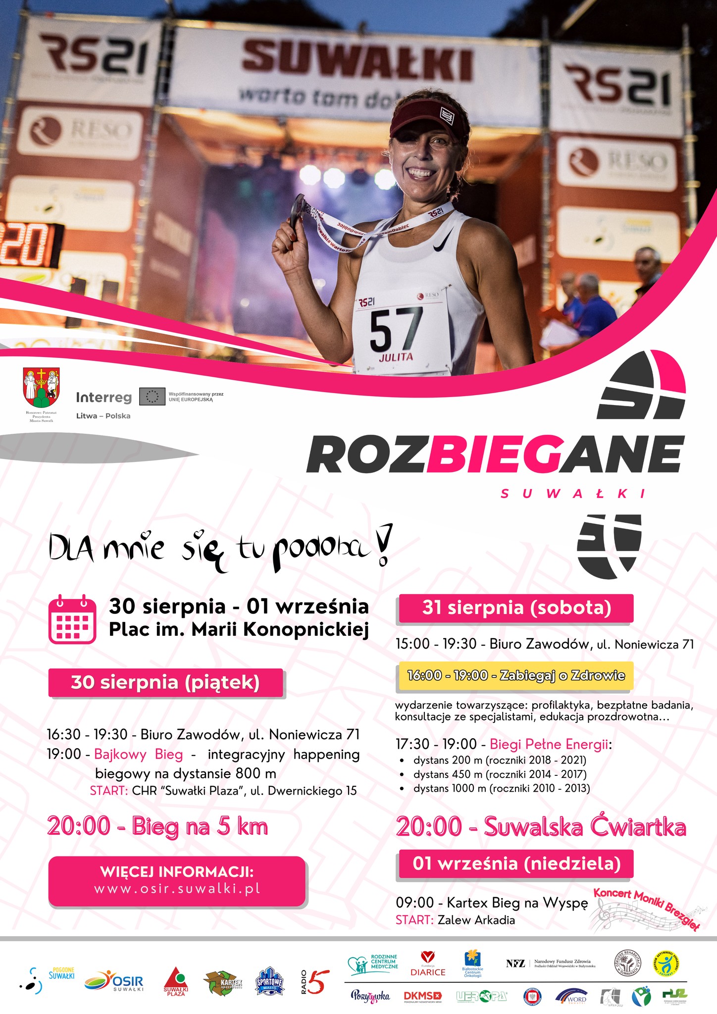 rozbiegane harmonogram